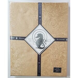 Waterford Linens Gold Oblong Chelsea Tablecloth New NWT‎ Elegant Paisley 70x84